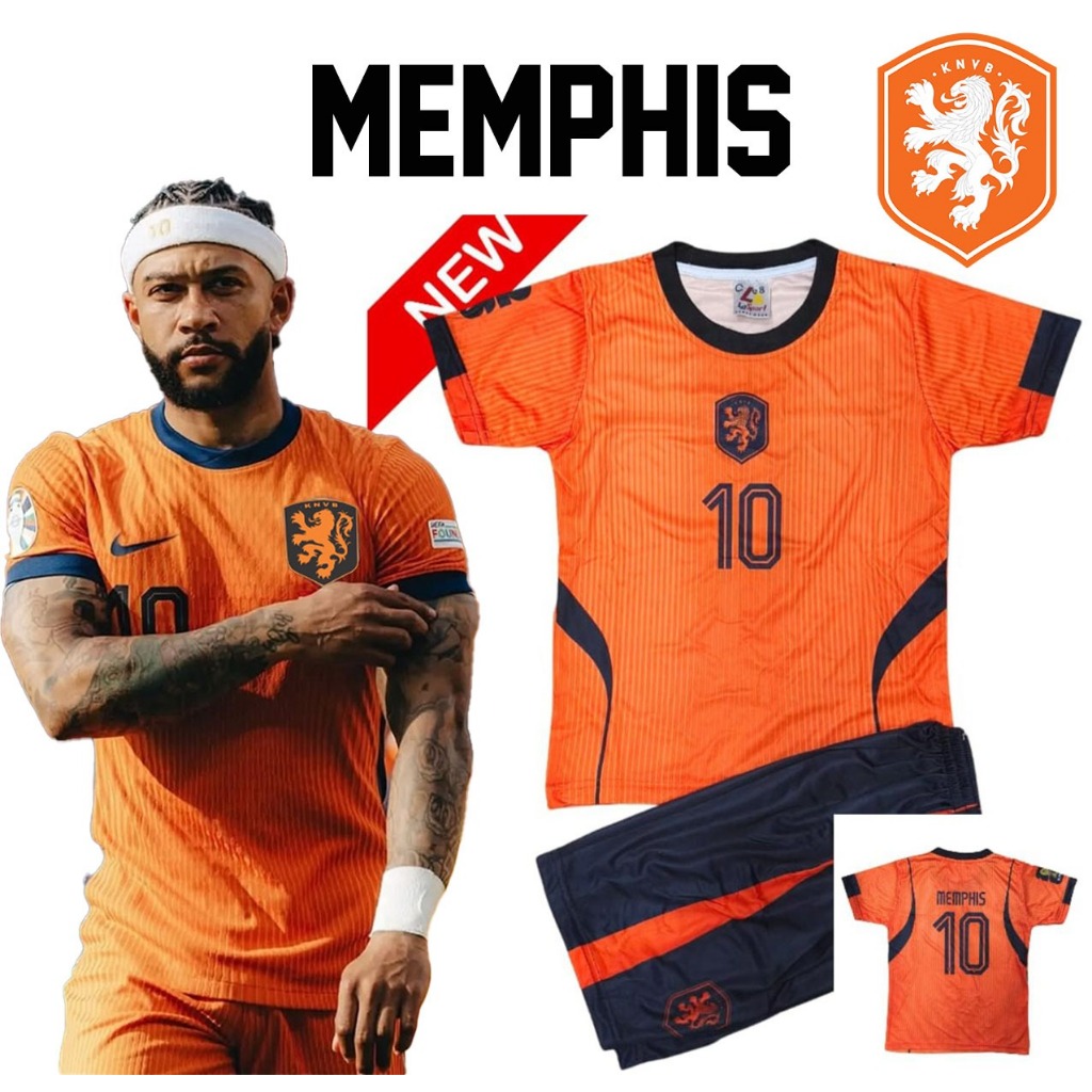 jersey baju bola nenerland/setelan baju bola belanda printing