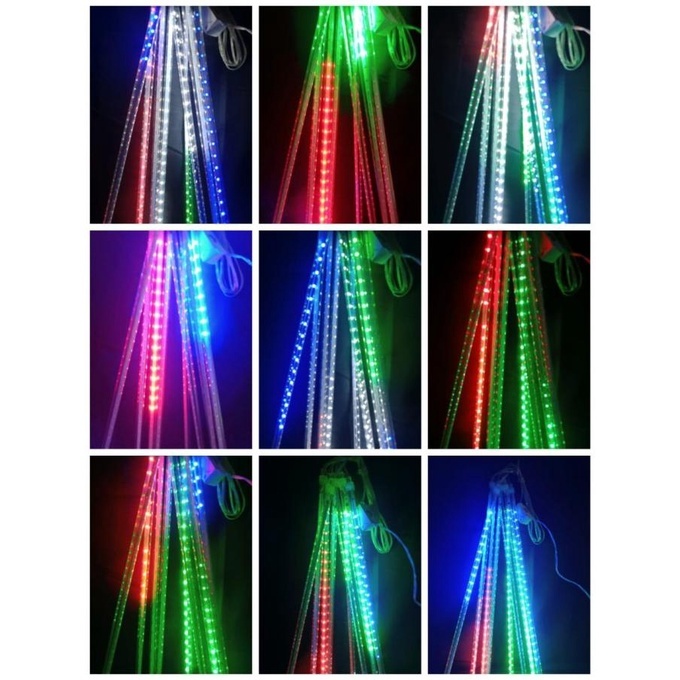 READY Lampu LED Meteor / Lampu Meteor LED Warna-Warni / Lampu Hujan Taman Hias