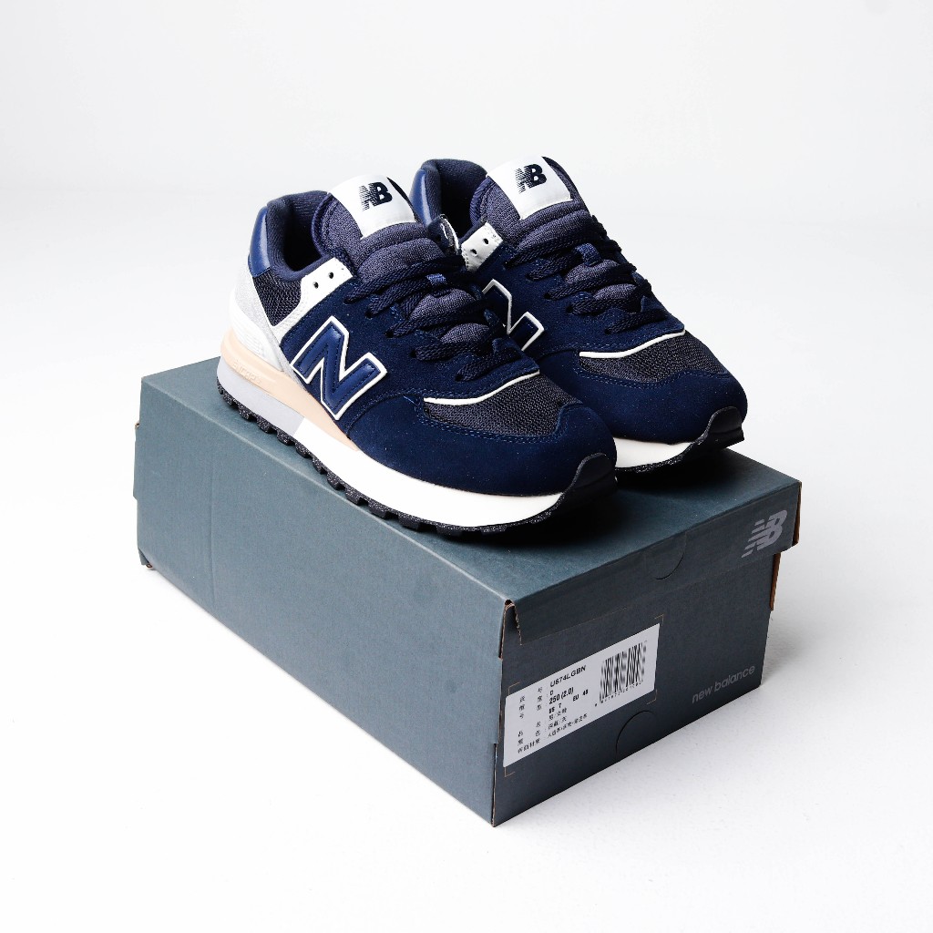(MARKET) Sepatu Sneakers New Balance U574LGBN Legacy Navy White - 574
