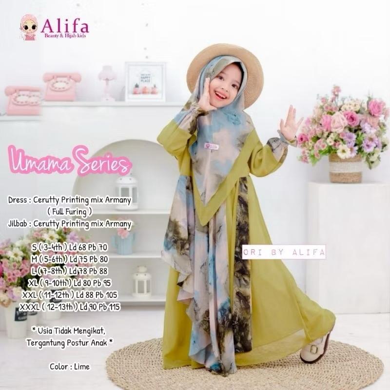 Umama Kids Gamis Anak Set Hijab Terbaru