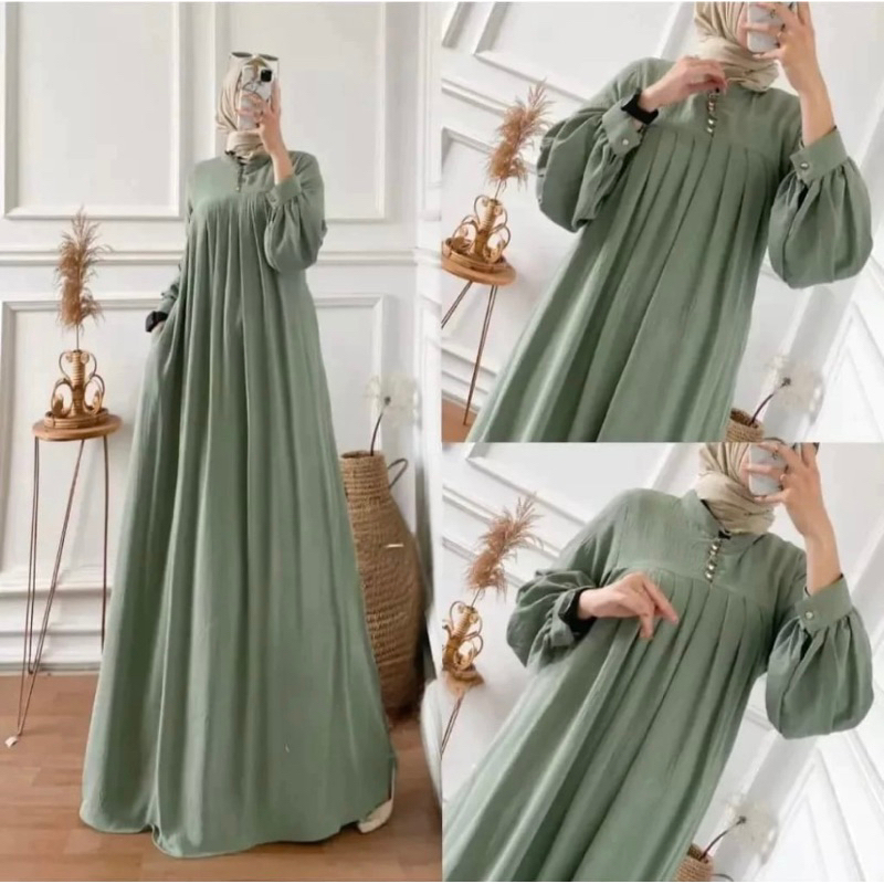 Gamis Salsa Dress Premium Jumbo Wanita Muslimah