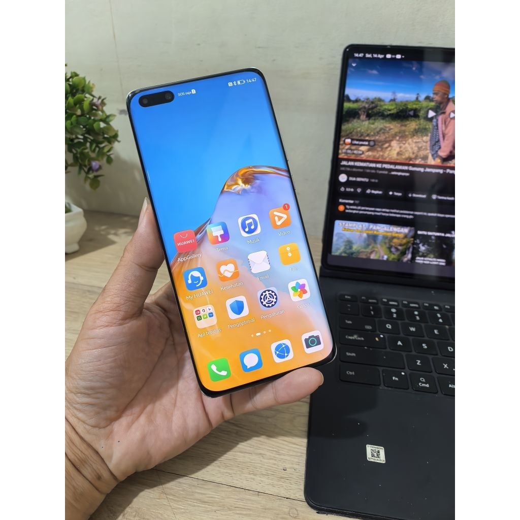 Huawei P40 pro plus 5G internal 512gb ram 8gb resmi indonesia original