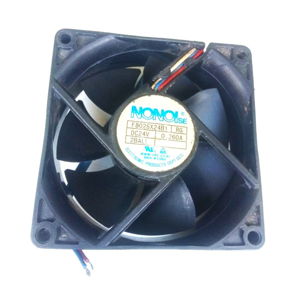 Fan Dc Brushless Nonoise 24v 0.26A 8x8x2.5cm