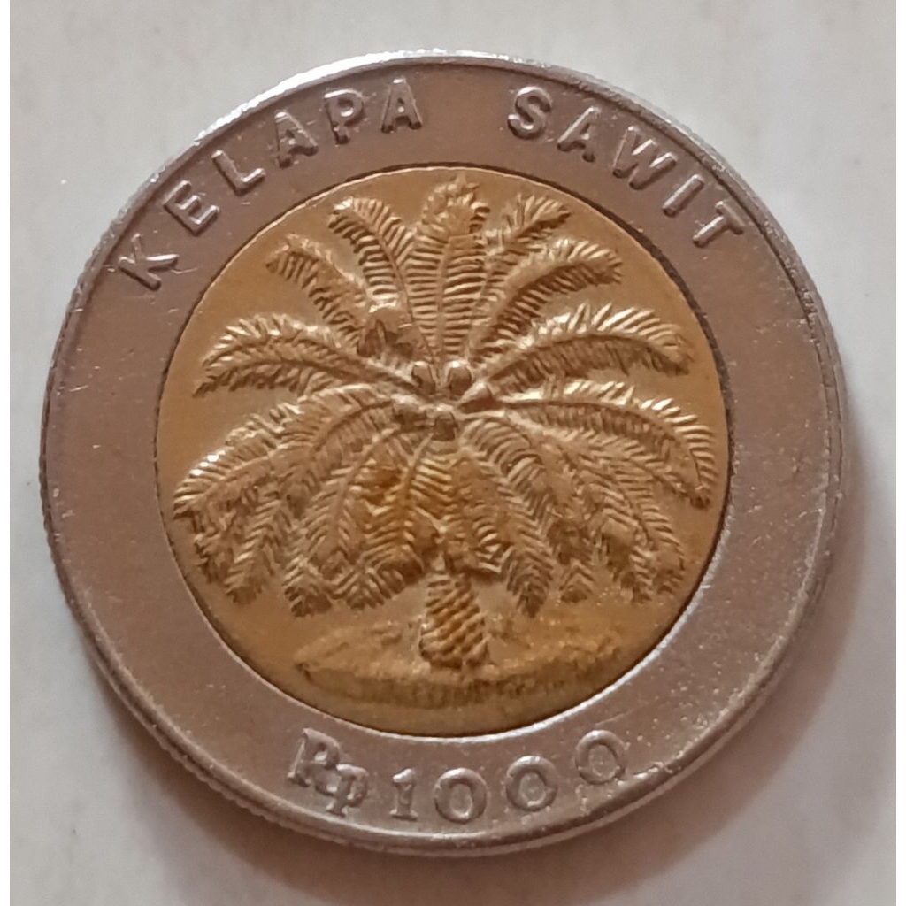 koin Indonesia (1000 kelapa sawit) tahun 1993..
