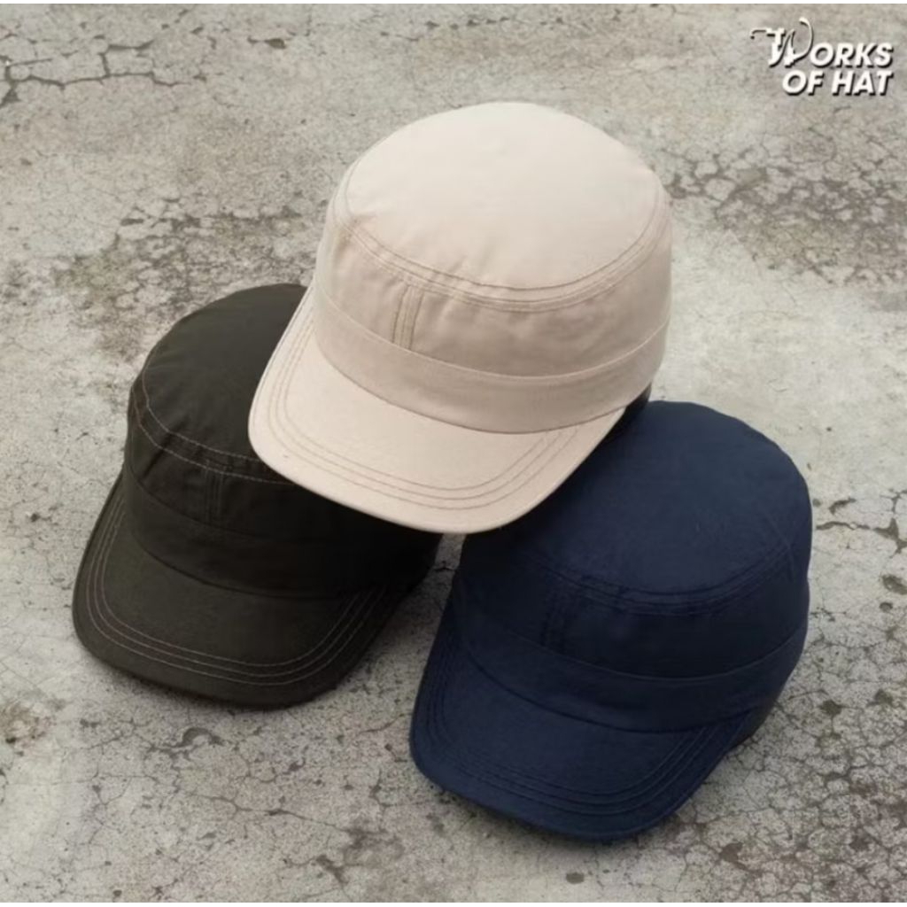Topi Komando Polos Topi Komando Stelan Topi Komando Pria Dan Wanita