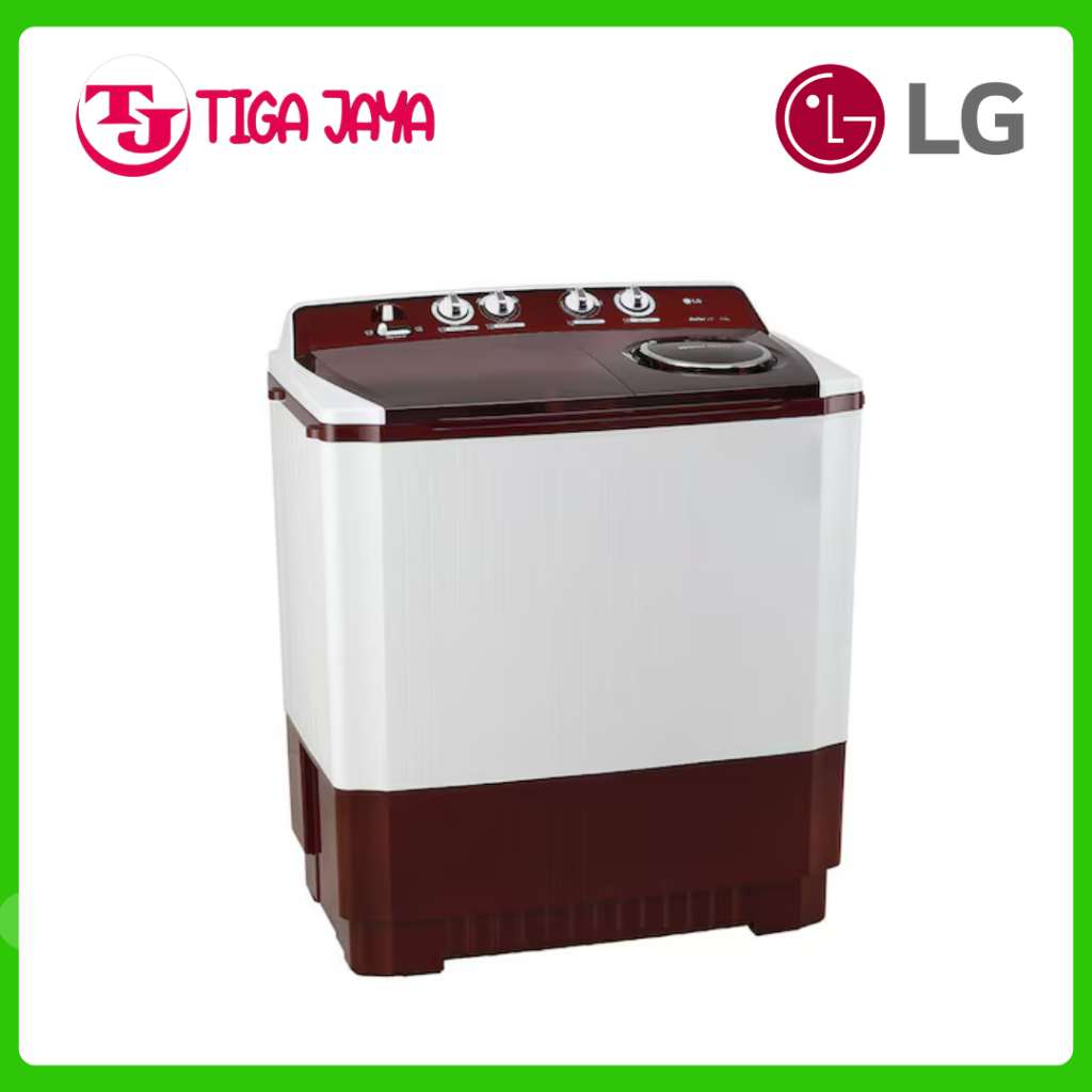 LG P1600RTB MESIN CUCI 2 TABUNG 16 KG Burgundy 1600RTB