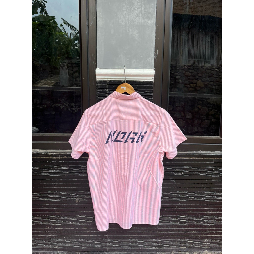 NOAH NYC BAR LOGO STRIPE SHIRTS