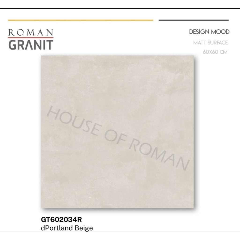 Roman Granit Matt 60x60 dPortland Beige