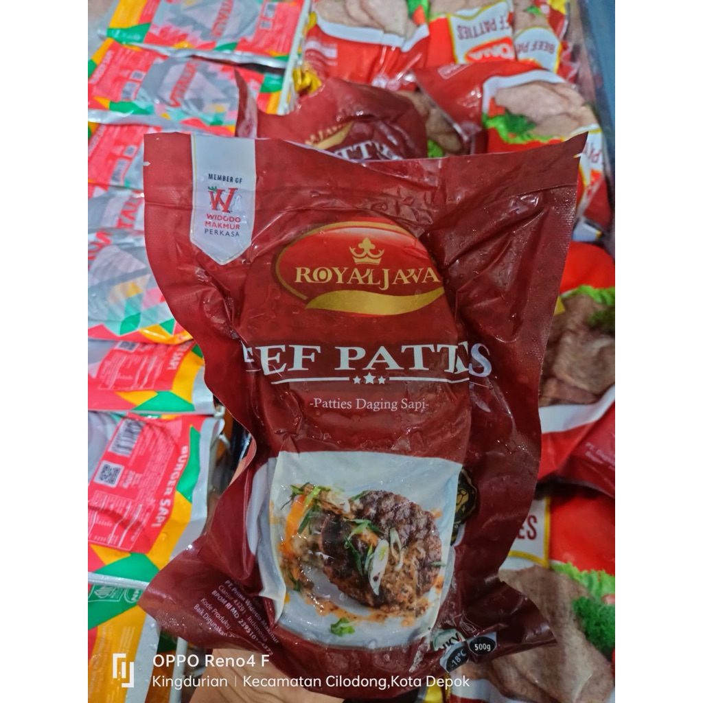 Java Beef Patties 500gr