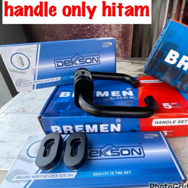 HANDLE PINTU ALUMUNIUM A1 PUTIH ROSES PINTU ALUMUNIUM HANDLE PINTU A31 PUTIH HITAM BLACK PISAH MODEL