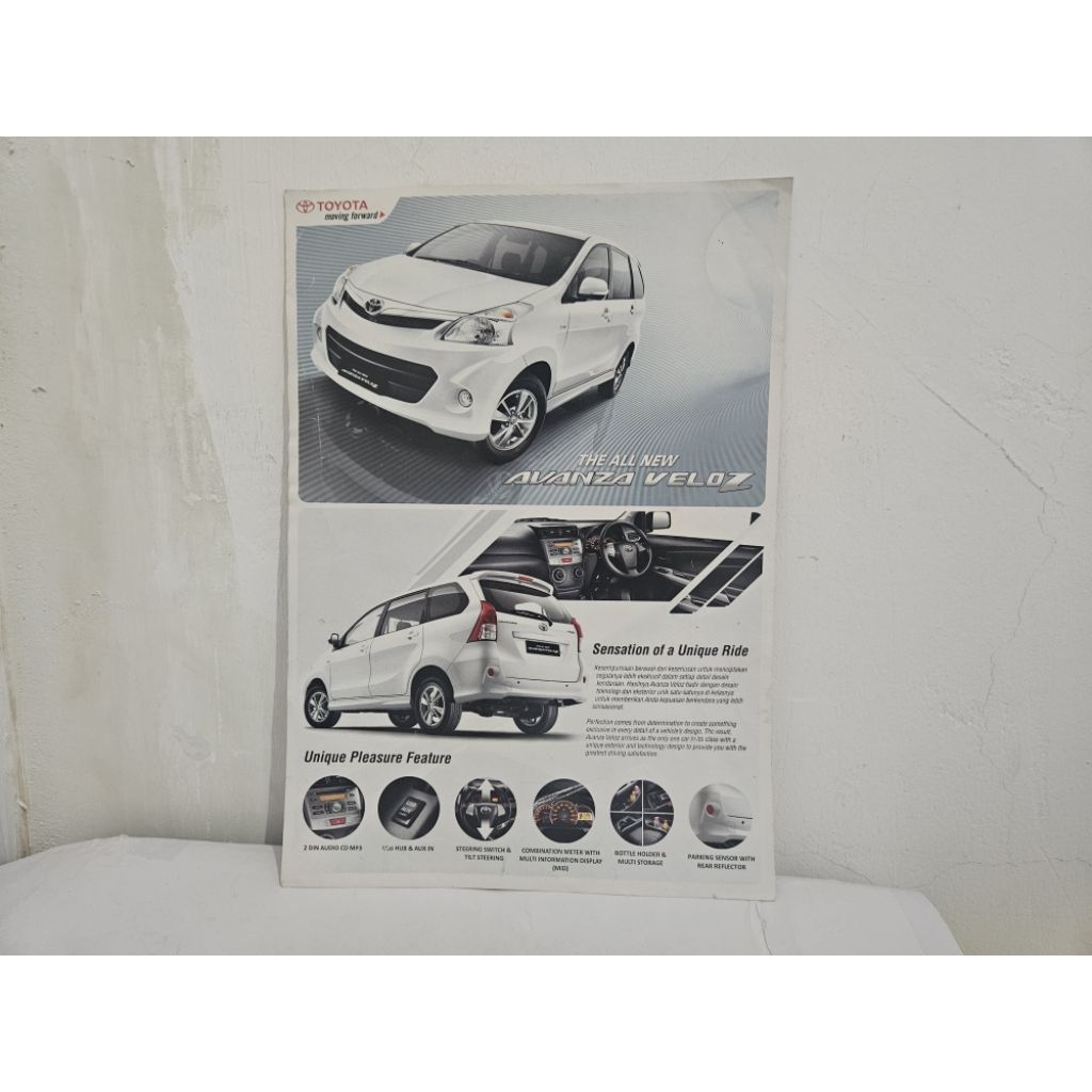 brosur katalog mobil toyota avanza veloz 2012 flyer