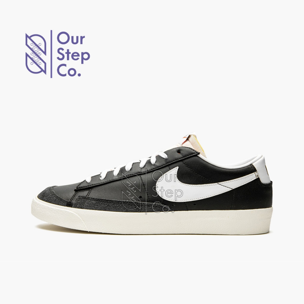 Sepatu Nike Blazer Low 77 Vintage Black White Original BNIB