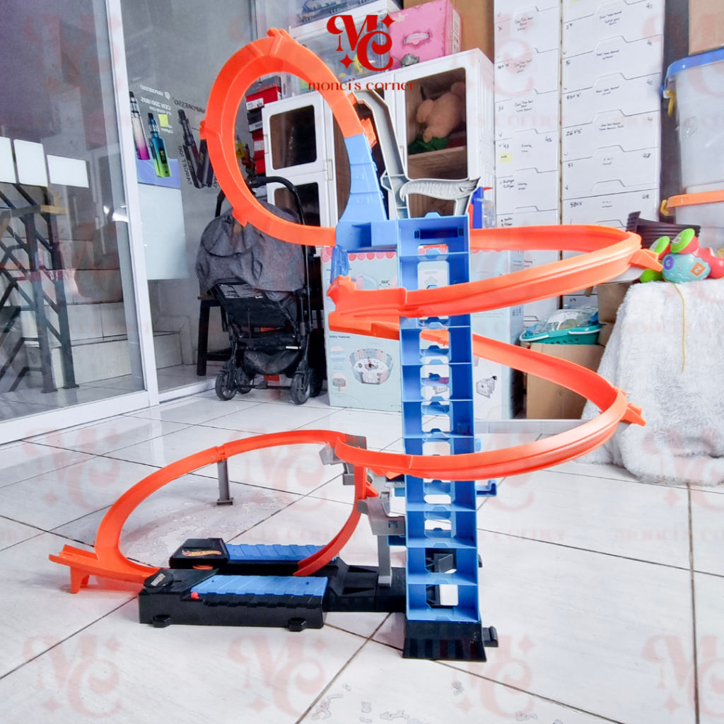 MONCI'S PRELOVED - ARENA HOT WHEELS TRACK MOBIL HOTWHEELS | SKY CRASH TOWER TRACK ACTION | GCF92 TRA