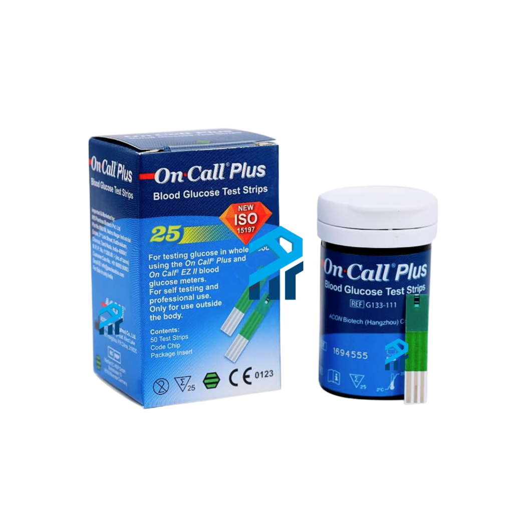 On Call Plus Stik Glukose Gula Darah Botol isi 25 Strip