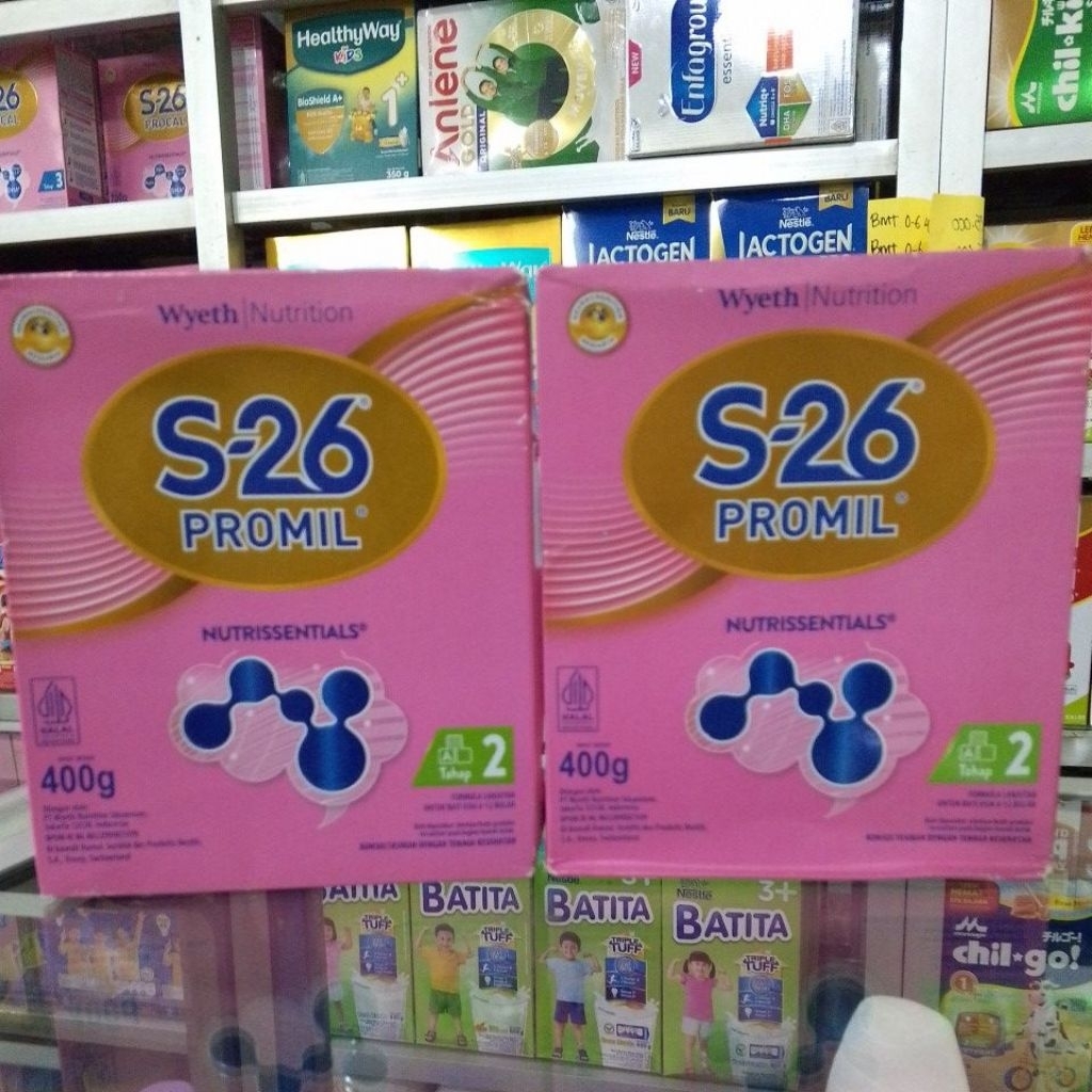 S26 PROMIL TAHAP 2 SUSU FORMULA 6-12 BULAN 400GR