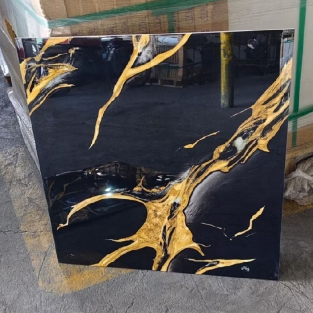 Granit lantai 60x60 arna canissa black gold