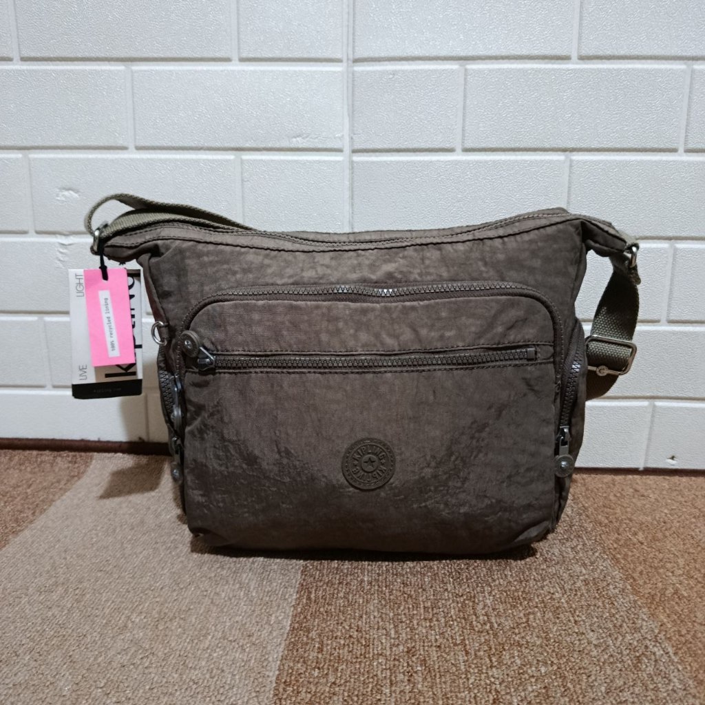 Tas Kipling Gabbie Medium Crossbody Bag Womens Original True Beige Ransel Tas Wanita Daily
