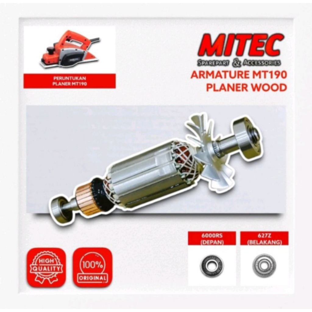 Armature MT-190 Planer Serut Kayu / Angker Mesin Serut Kayu MT-190