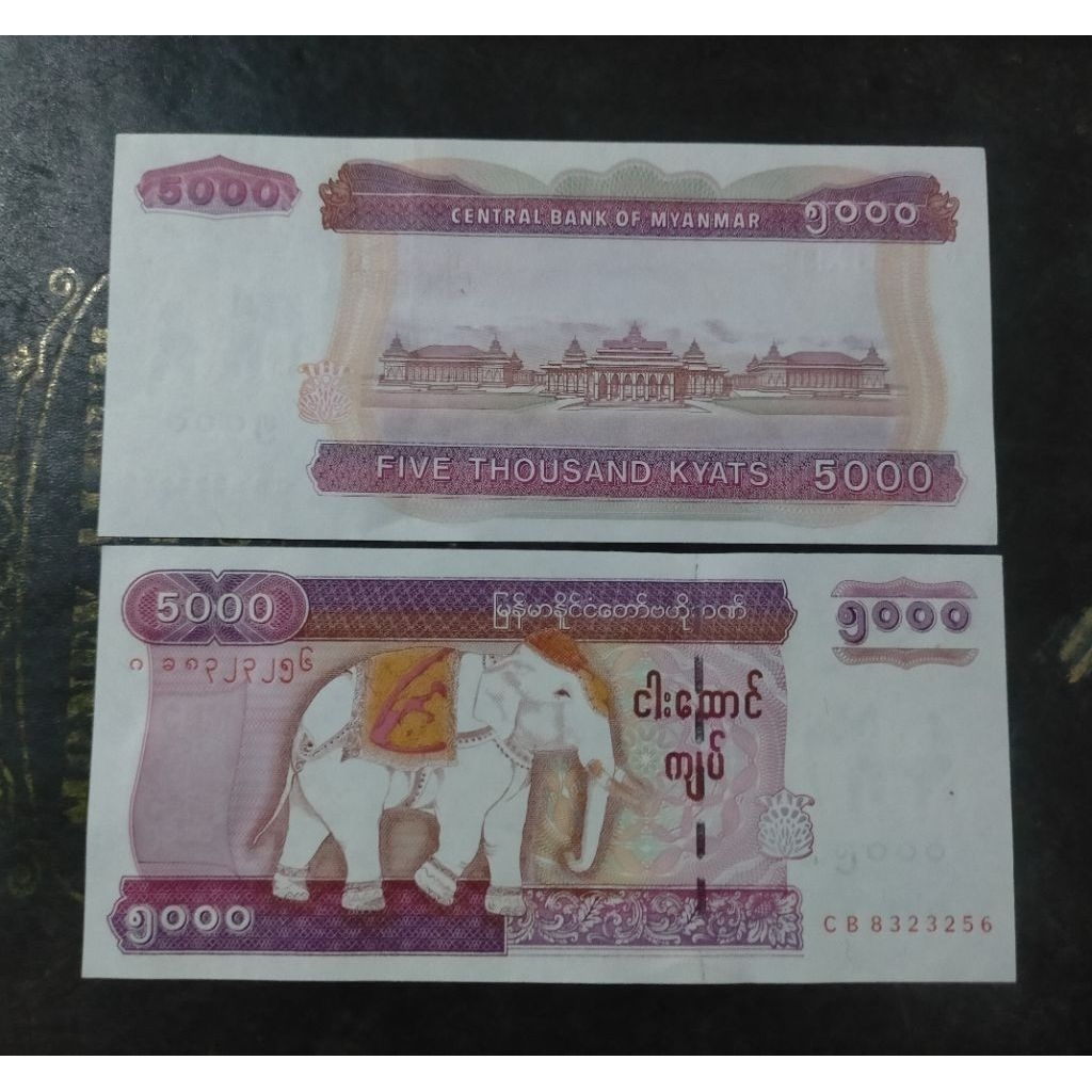 uang Myanmar 5000 kyat