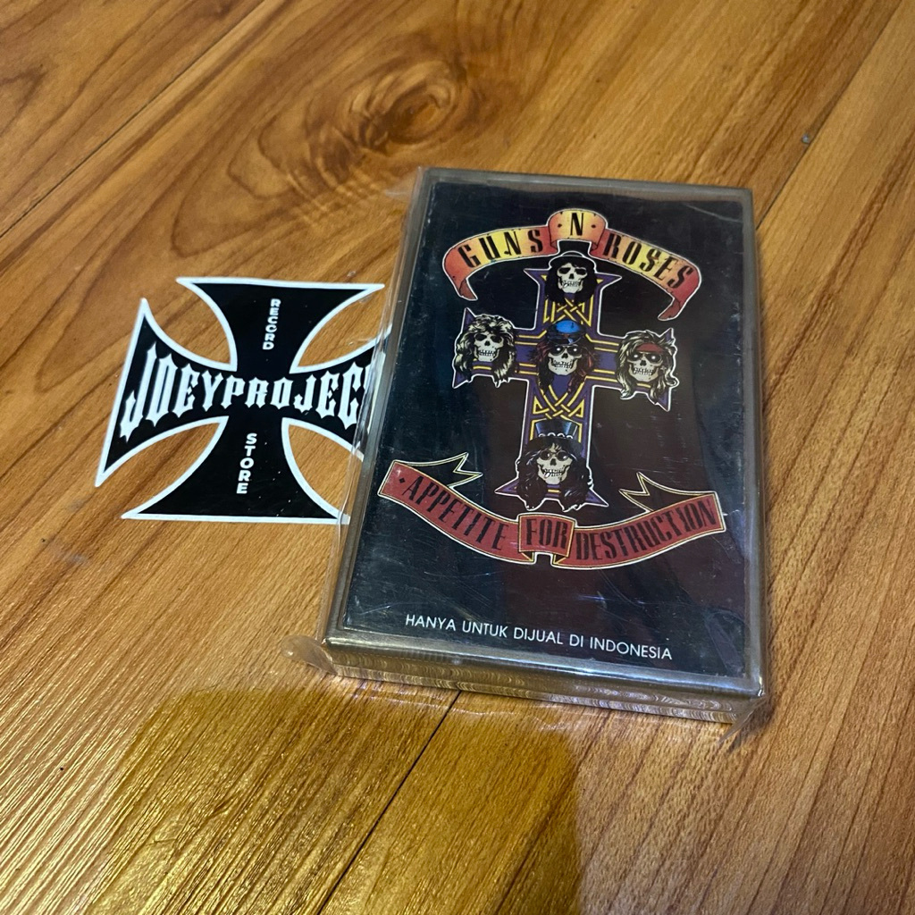 kaset guns n roses - appetite for destruction