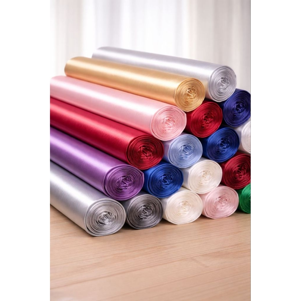Kain Satin Lebar 1,15 m