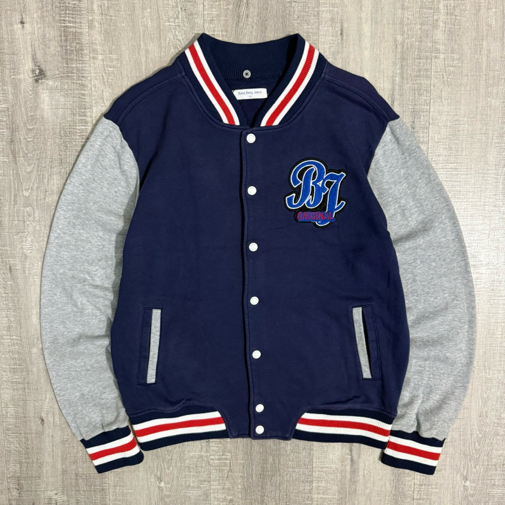 Bangbang varsity jacket navy