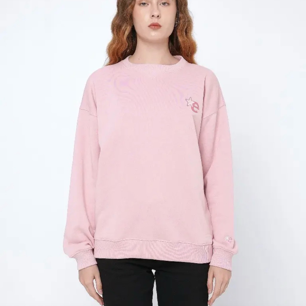 (PL) Erigo Hoodie Sweatshirt Pink Ungu XL