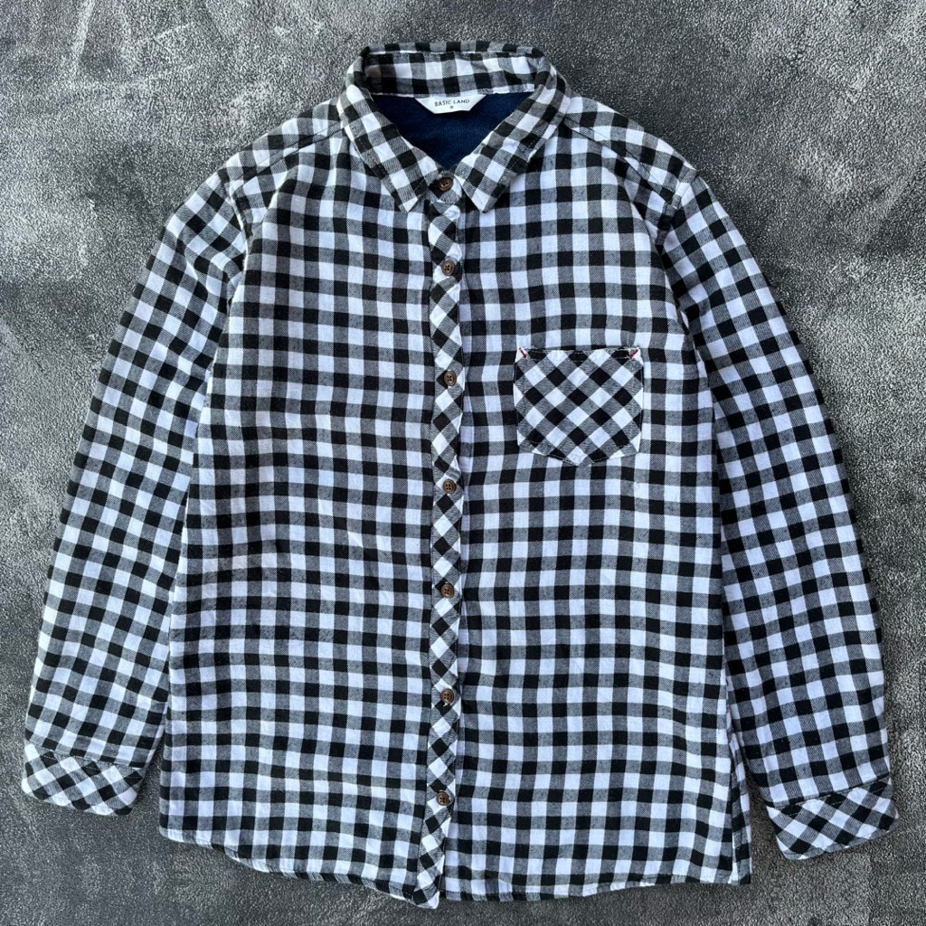Basic Land Flannel Shirt Sherpa