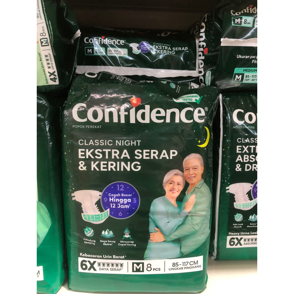 CONFIDENCE PAMPERS POPOK PEREKAT DEWASA