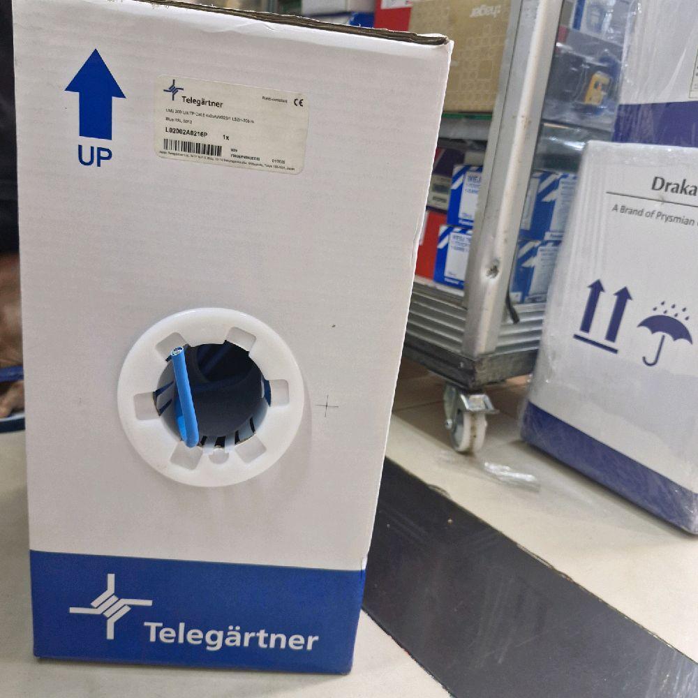 Telegartner Kabel UTP Cat.6 4Pair 23Awg LSZH Biru 305 Meter Japan Telegartner Kualitas Terbaik untuk