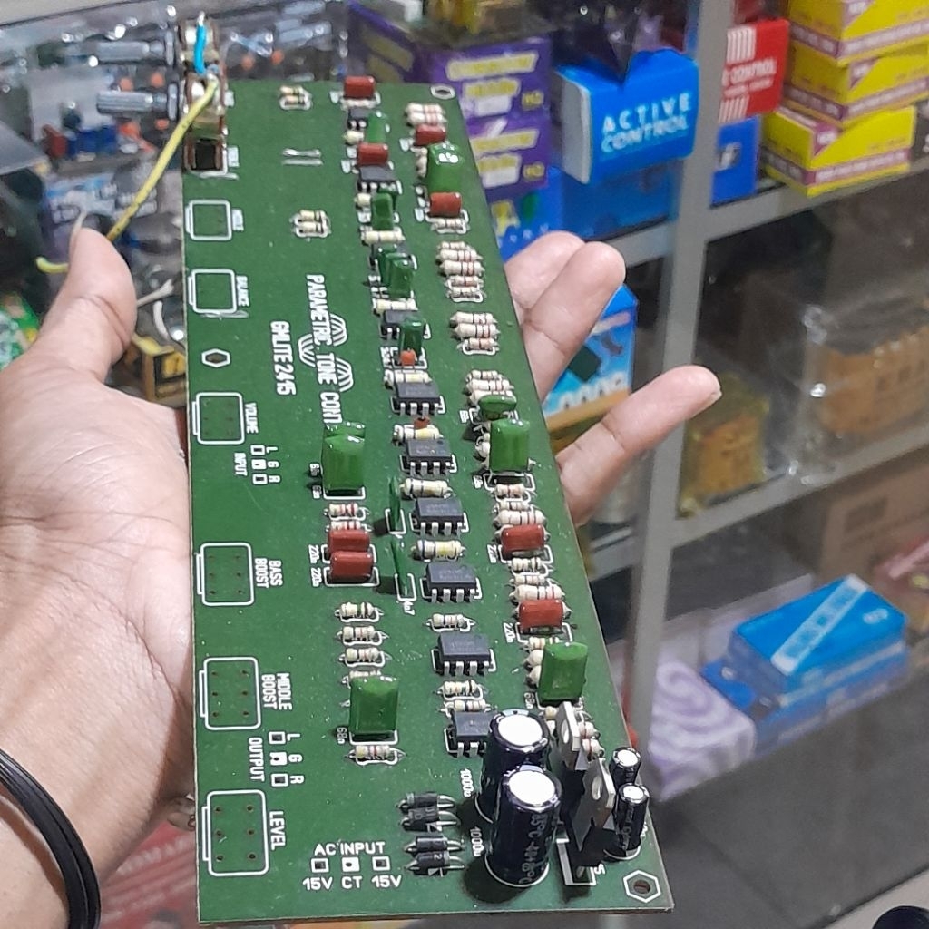 Parametrik Equaliser Stereo Kit Pcb Parametrik