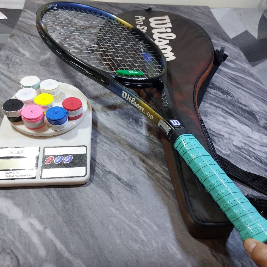 RAKET TENIS ORIGINAL WILSON PRO STAFF 4.2 Si ClASSIC  340G BEKAS MASIH BAGUS