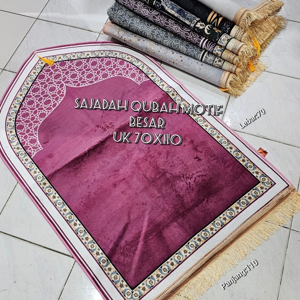 SAJADAH QUBA MOTIF BESAR TURKI Ukr 70x110