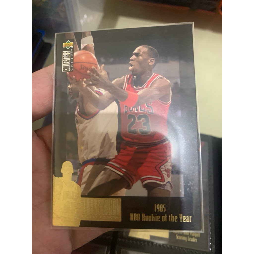 Michael Jordan UD Collector's Choice Jordan Collection Gold Stamp 1985 Rookie of the Year Rare