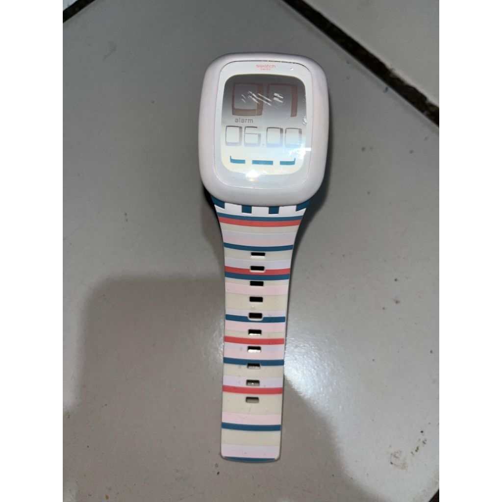JAM TANGAN CEWE SURS102E original Swatch touch Screen Tendone