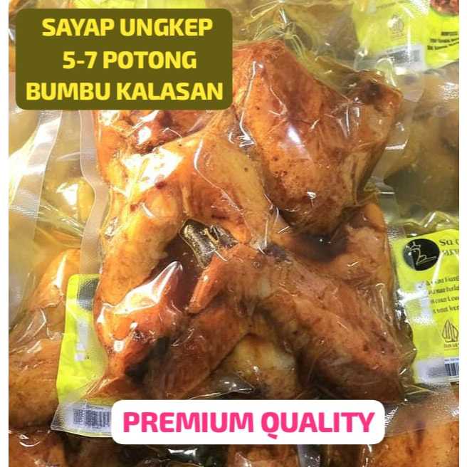 [SAYAP AYAM KALASAN] SAYAP AYAM UNGKEP BUMBU KALASAN Marinasi isi 5 sd 7 Praktis Tinggal Goreng Baka