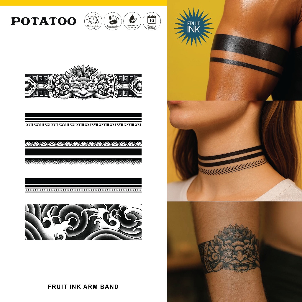 Fruit Ink Tattoo Arm Band