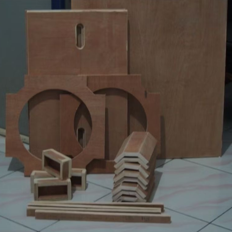 (POTONGAN BOX SPEAKER PLANAR) 12INCH SIAP RAKIT SEMI MERANTI 15MM (wajib baca deskripsi)