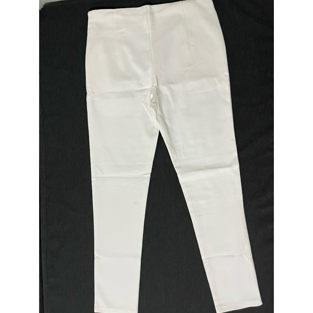 CELANA PANJANG CHOCO ANN ZIPPER SAMPING WHITE