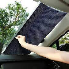 [ TAHAN PANAS ] Sunshield Roll Pelindung Sinar Matahari Panas Dashboard Kaca Tirai Gulung Tirai Mobi