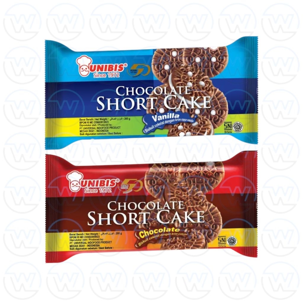 Unibis Chocolate Short Cake 192gr