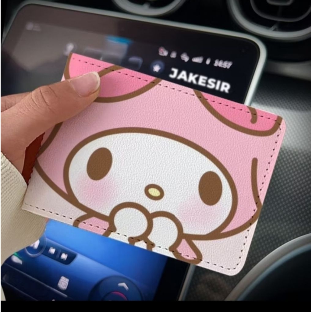 Dompet card holder melody dompet kartu karakter melody pink