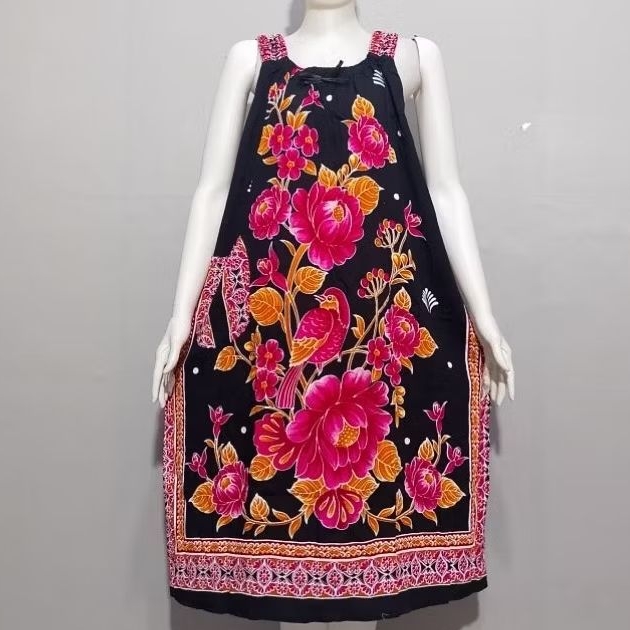 Daster yukensi Batik Hengky Ld 120 || Daster papan karet LD 120 / Daster tanpa lengan