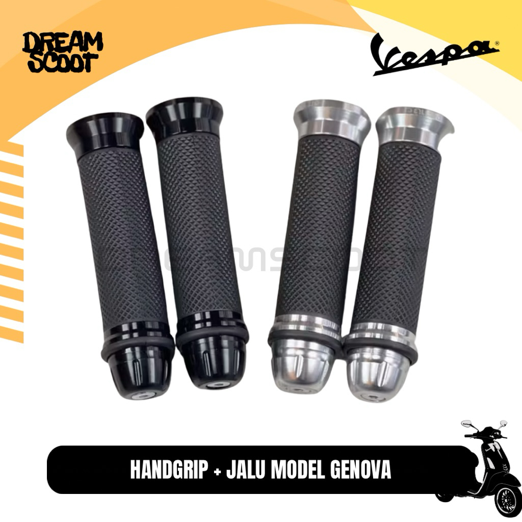 Handgrip Nobrand Model Genova  Handgrip Vespa Matic Vespa Sprint Vespa Primavera Handgrip Vespa Lx H