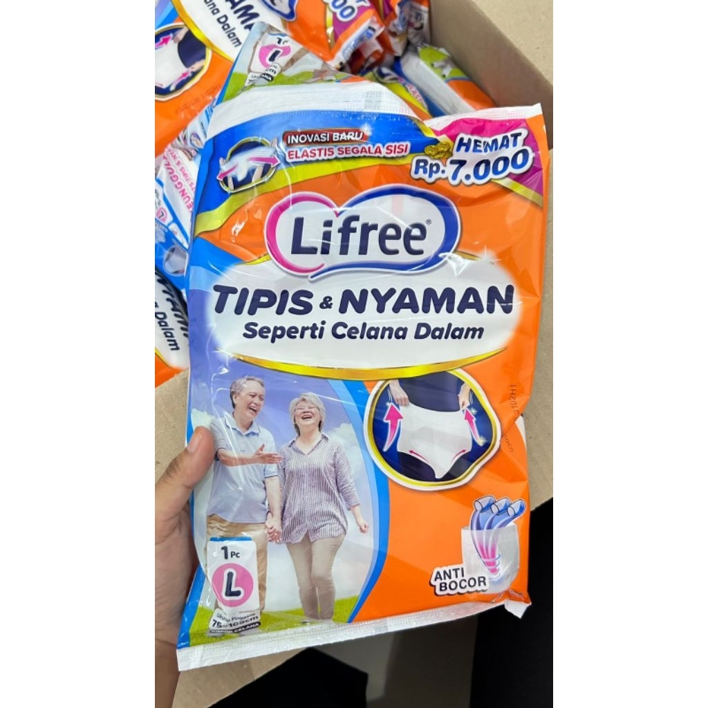 Popok Celana Dewasa Lifree Pants Ukuran L