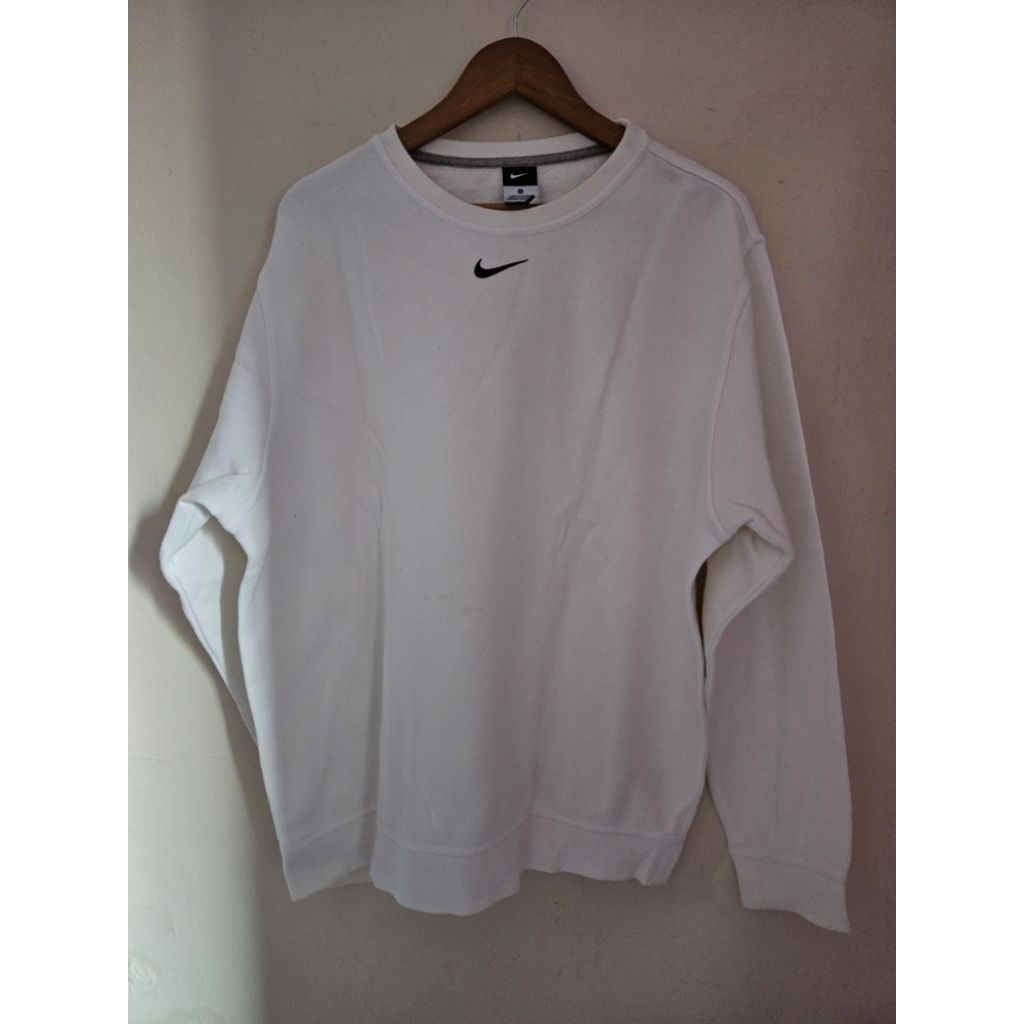 CREWNECK NIKE CENTER PUTIH ORIGINAL