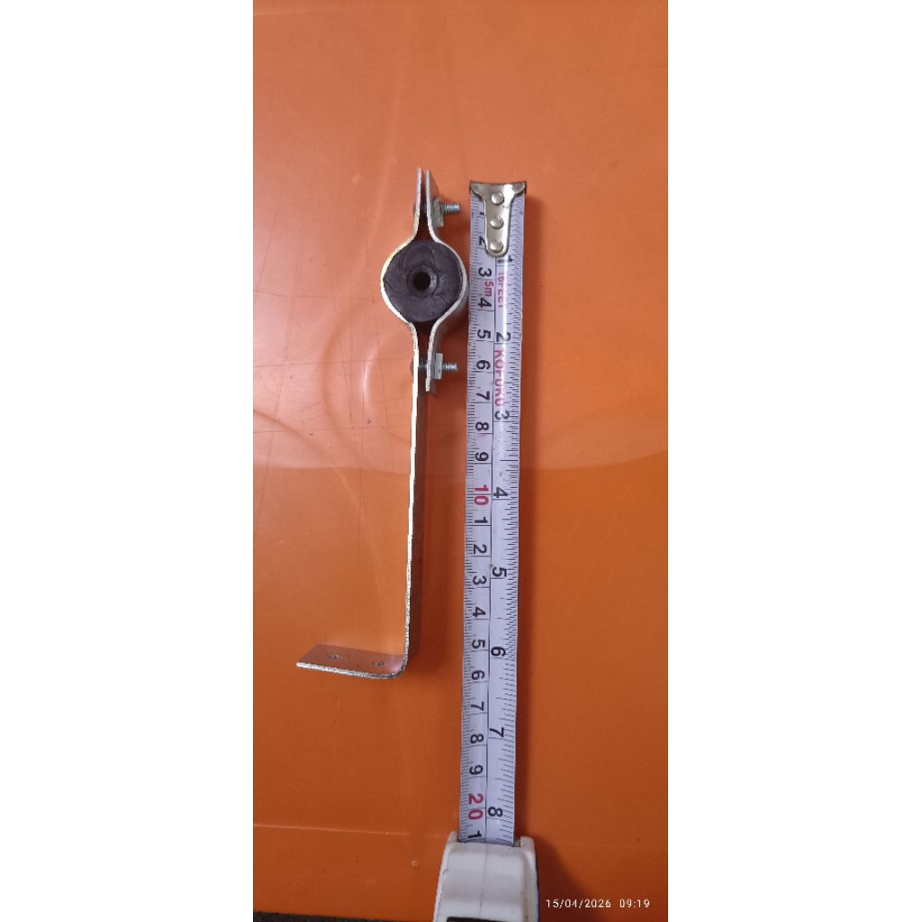 Klem L 16mm Isolator Kabel Penangkal Petir / Klem Kabel Grounding/ Klem L Cagak Kabel Anti Petir + K