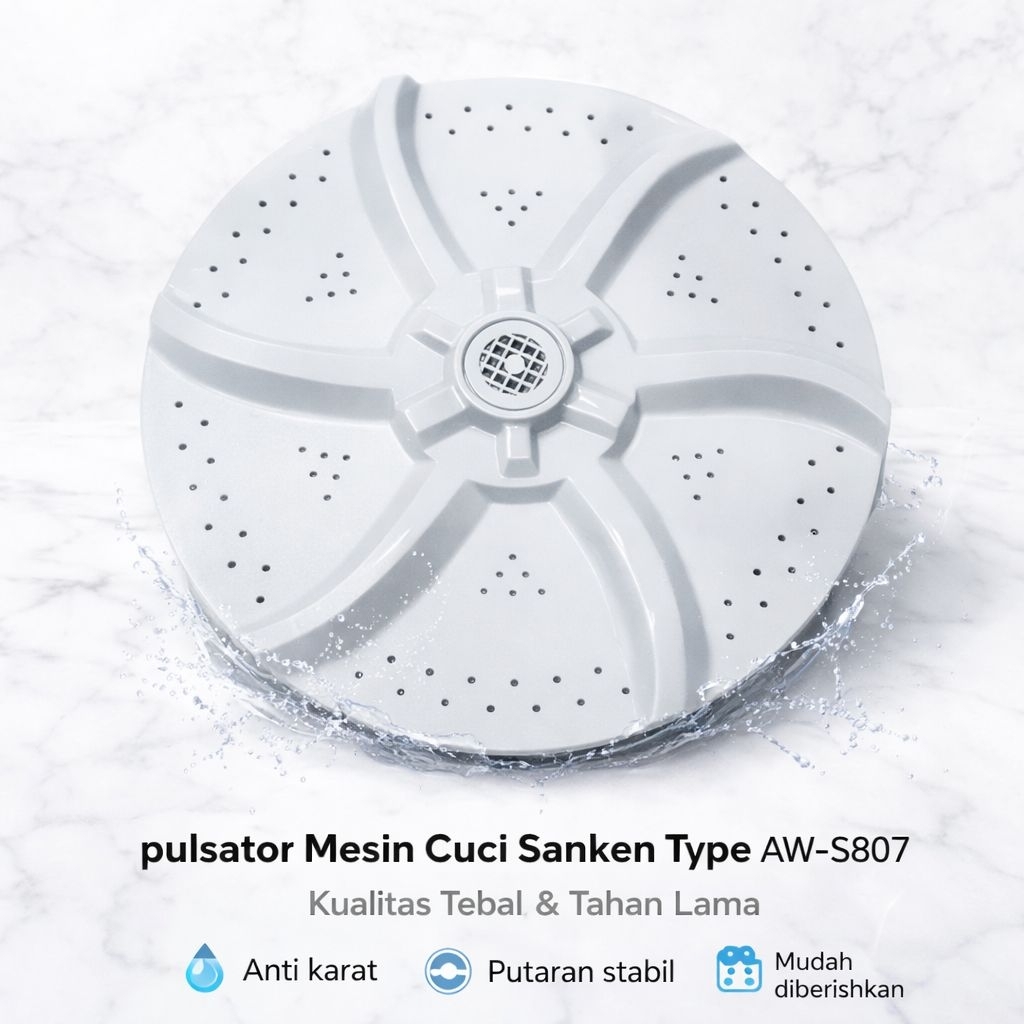 Pulsator Mesin Cuci Sanken Type AW-S807