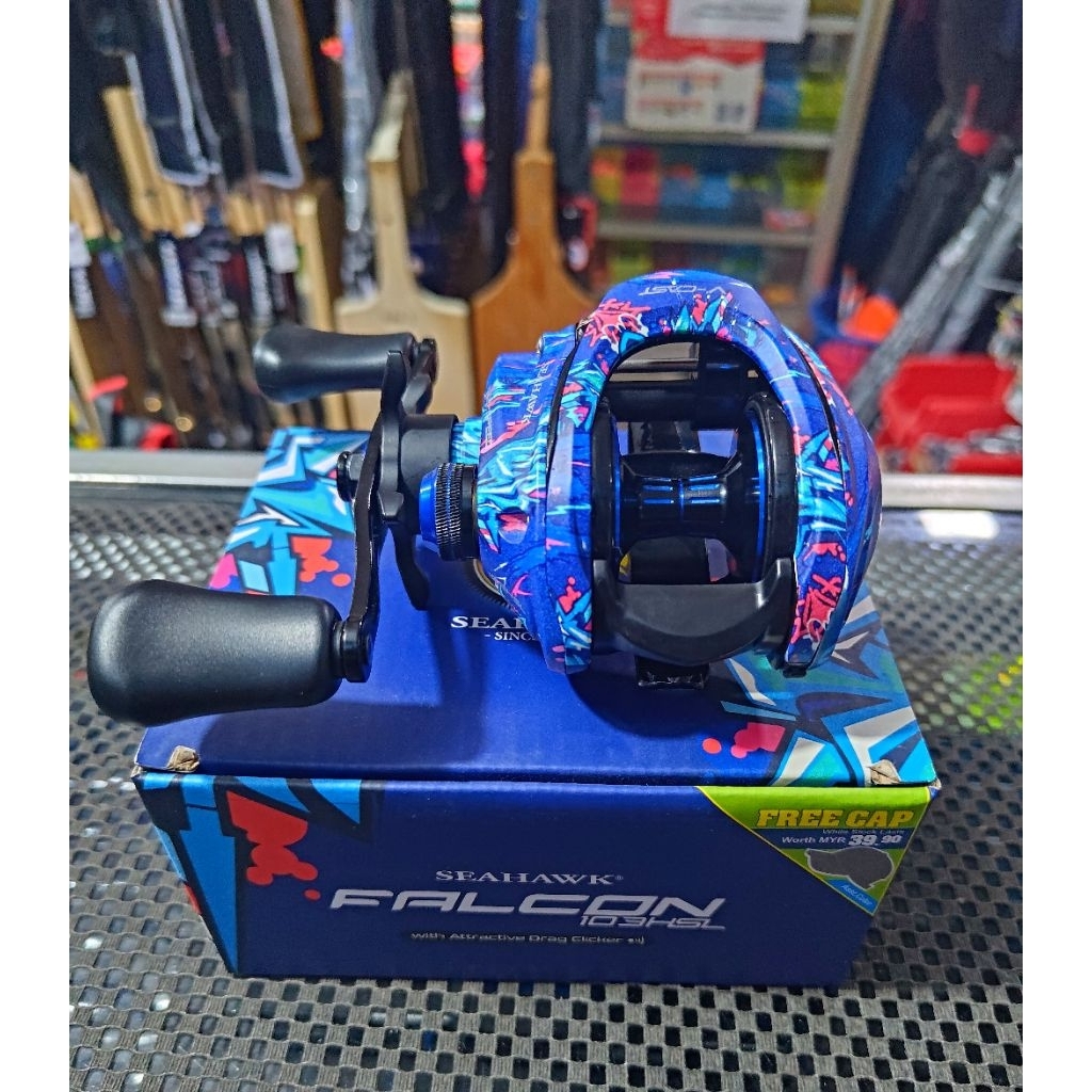 Reel Bc Seahawk Falcon 103HSL,Free Topi