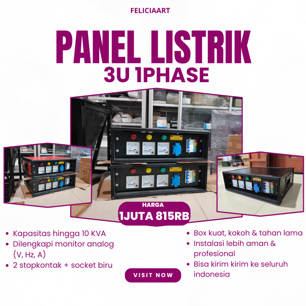 PANEL LISTRIK 3U 1PHASE